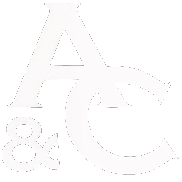 A&C Racing and Roping White Logo